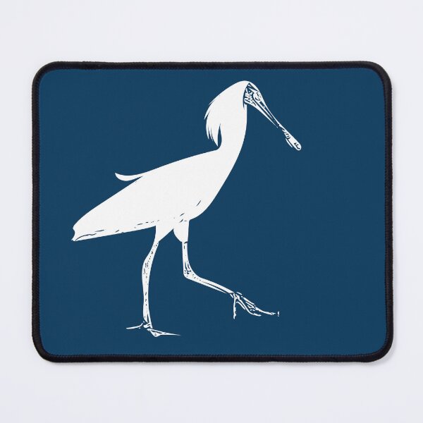 Item preview, Royal Black-billed Spoonbill White Design  designed and sold by designsasstultd.