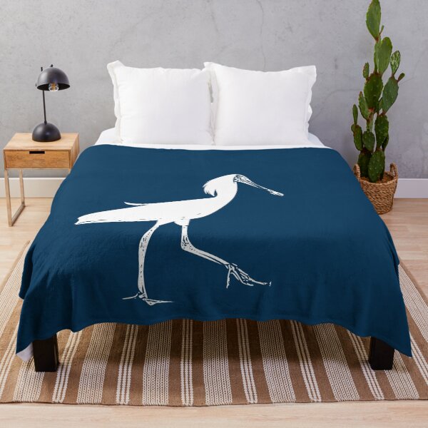 Item preview, Royal Black-billed Spoonbill White Design  designed and sold by designsasstultd.