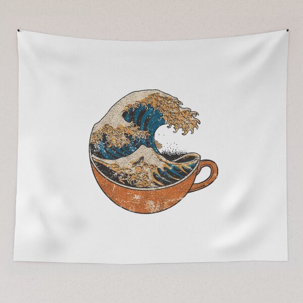 Item preview, The Great Wave of Coffee designed and sold by Pink Dreams.