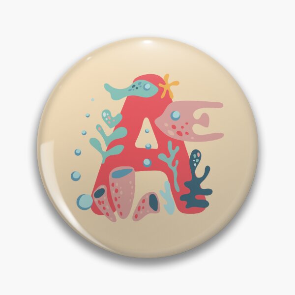 Item preview, A - Marine underwater letter designed and sold by Deepness2023.