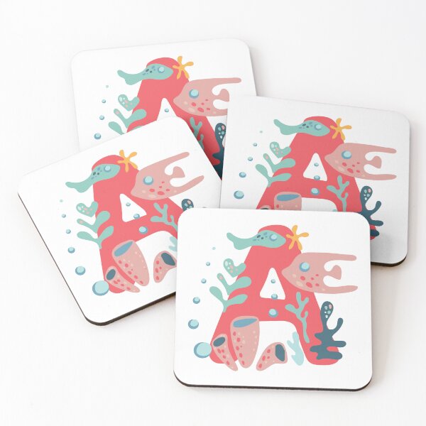 Item preview, A - Marine underwater letter designed and sold by Deepness2023.