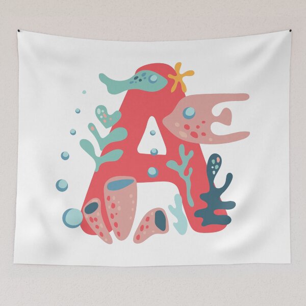 Item preview, A - Marine underwater letter designed and sold by Deepness2023.