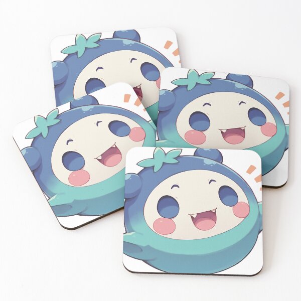 Item preview, cute blue blob designed and sold by Q Q.
