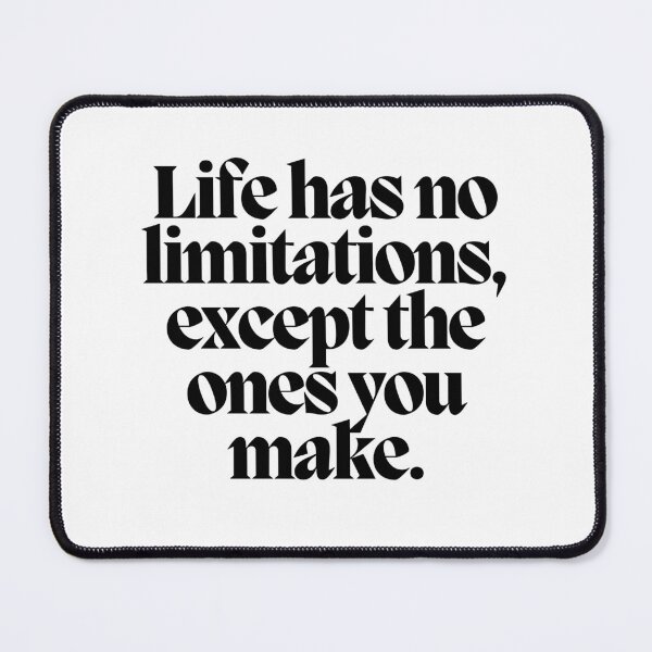 Item preview, Life has no limitations, except the ones you make.  designed and sold by CharmStudio.