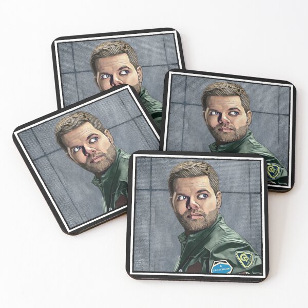 Item preview, Amos the Mechanic for Screaming Firehawks designed and sold by orionlodubyal.
