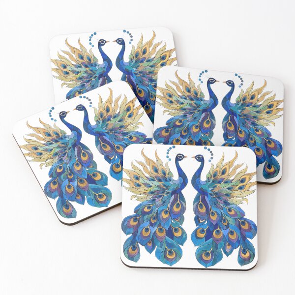 Item preview, Symmetric Peacocks  designed and sold by CoputerEasel.
