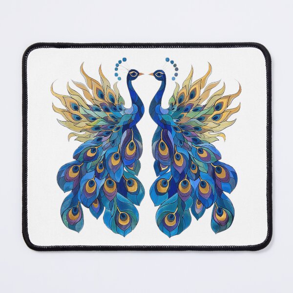 Item preview, Symmetric Peacocks  designed and sold by CoputerEasel.