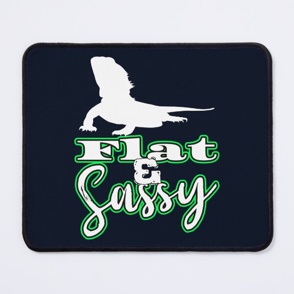 Item preview, Flat and Sassy - Funny Bearded Dragon designed and sold by YomeHayin.