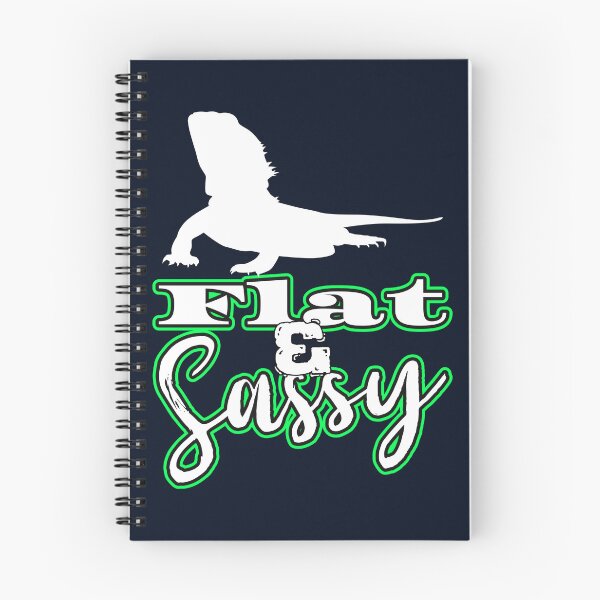 Item preview, Flat and Sassy - Funny Bearded Dragon designed and sold by YomeHayin.