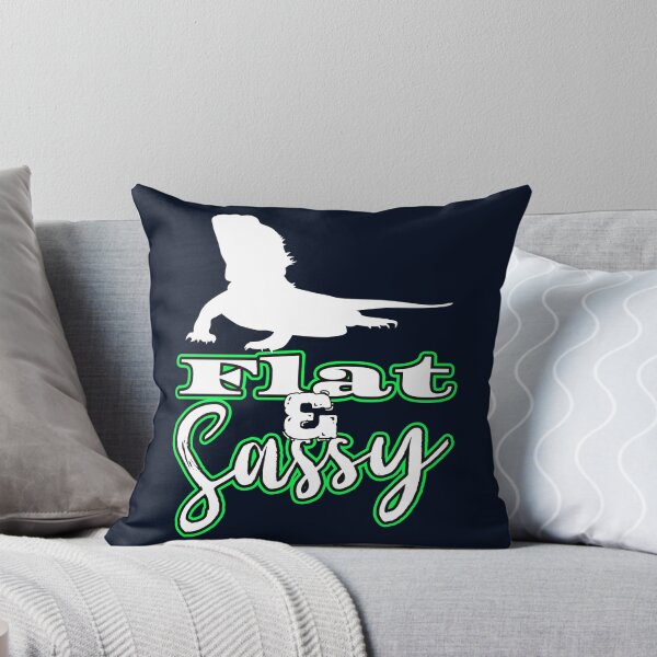 Item preview, Flat and Sassy - Funny Bearded Dragon designed and sold by YomeHayin.