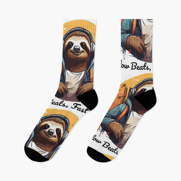 Item preview, Chill Sloth Listening to Music T-Shirt designed and sold by AllyPrimeArt.