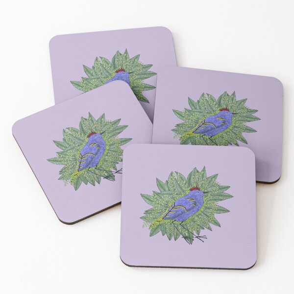 Item preview, Purple Kinglet Portrait designed and sold by KakiDimock.