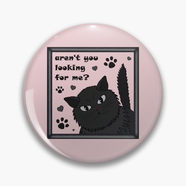 Item preview, Frame with a cat and the inscription "Aren't you looking for me?" designed and sold by Cherevan.
