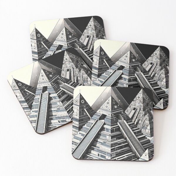 Item preview, Techno Pyramids designed and sold by MonolithicEarth.