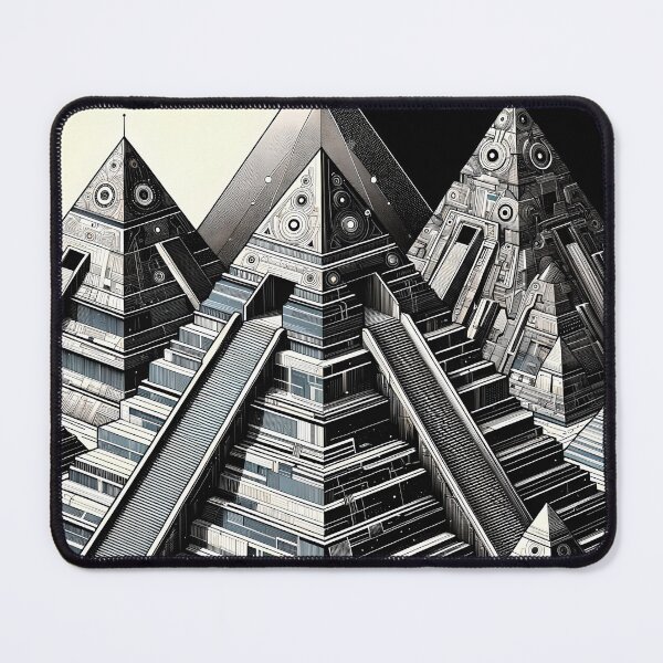 Item preview, Techno Pyramids designed and sold by MonolithicEarth.