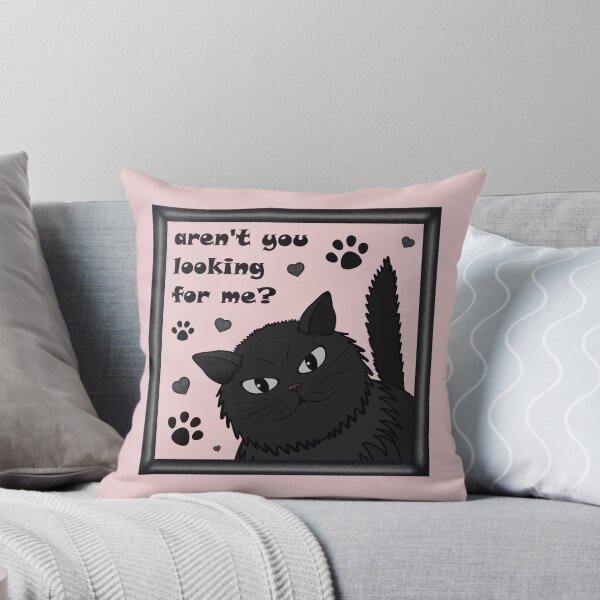 Item preview, Frame with a cat and the inscription "Aren't you looking for me?" designed and sold by Cherevan.