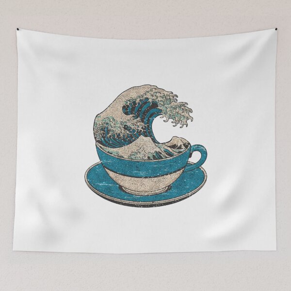 Item preview, The Great Wave of Coffee designed and sold by Pink Dreams.