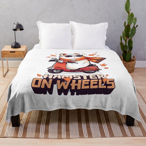 Item preview, Awesome Autumn Fall Hamster on Wheels designed and sold by MerrileeWorley.