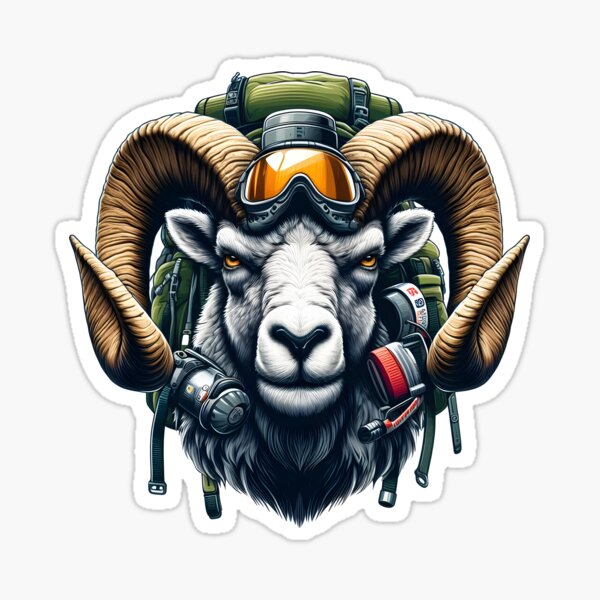 Item preview, MR. FURIOUS RAM - Fury on Four Legs  designed and sold by MarkMotta.