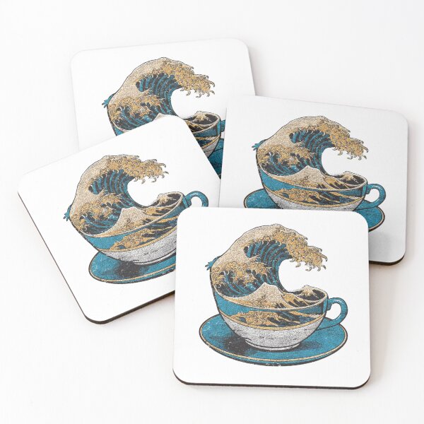 Item preview, The Great Wave of Coffee designed and sold by Pink Dreams.