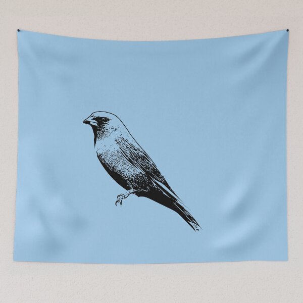 Item preview, Dusky Woodswallow Black Design  designed and sold by designsasstultd.