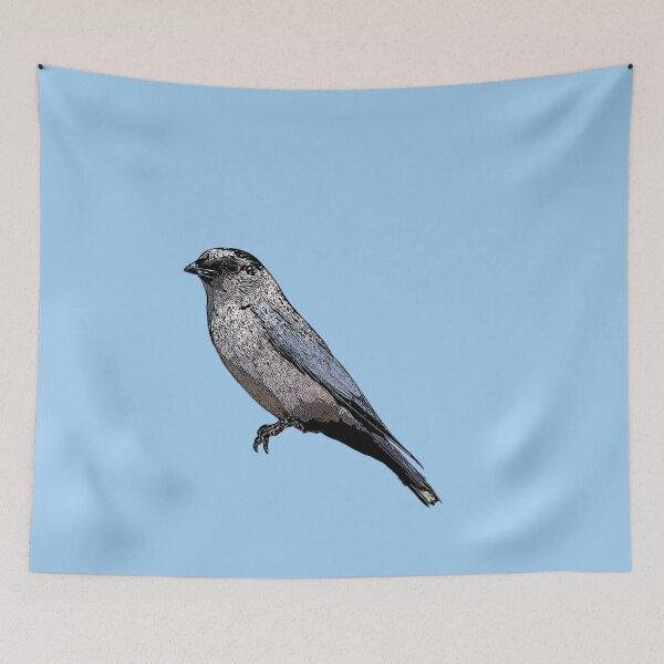 Item preview, Dusky Woodswallow Black Alternate Design  designed and sold by designsasstultd.