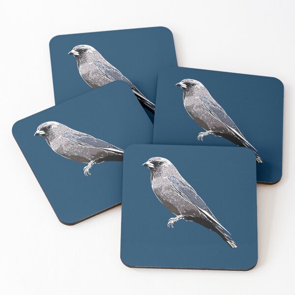 Item preview, Dusky Woodswallow White Alternate Design  designed and sold by designsasstultd.