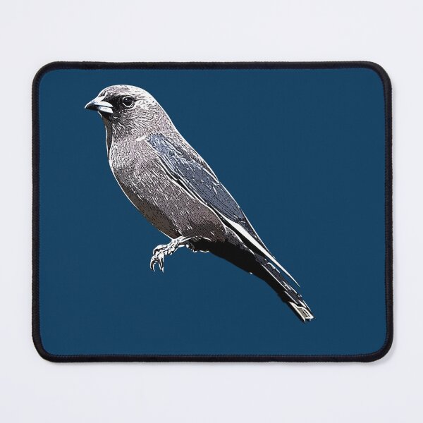 Item preview, Dusky Woodswallow White Alternate Design  designed and sold by designsasstultd.