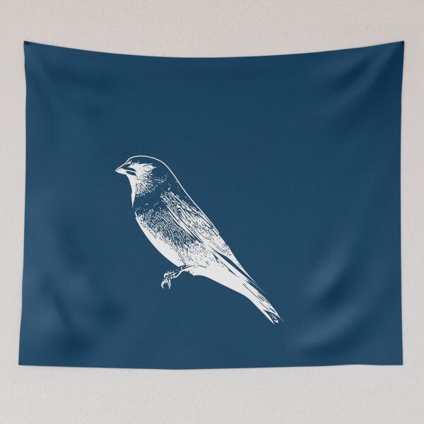 Item preview, Dusky Woodswallow White Design  designed and sold by designsasstultd.