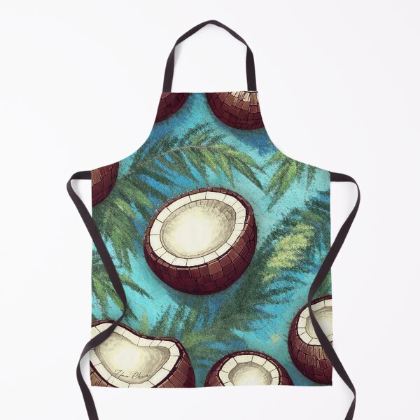 Item preview, coconut mosaic designed and sold by Hen-C-Art.
