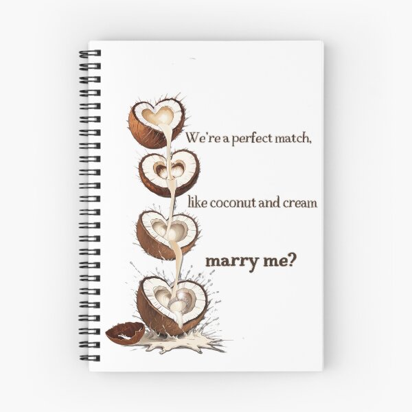 Item preview, Coconut marriage proposal#3 designed and sold by Hen-C-Art.