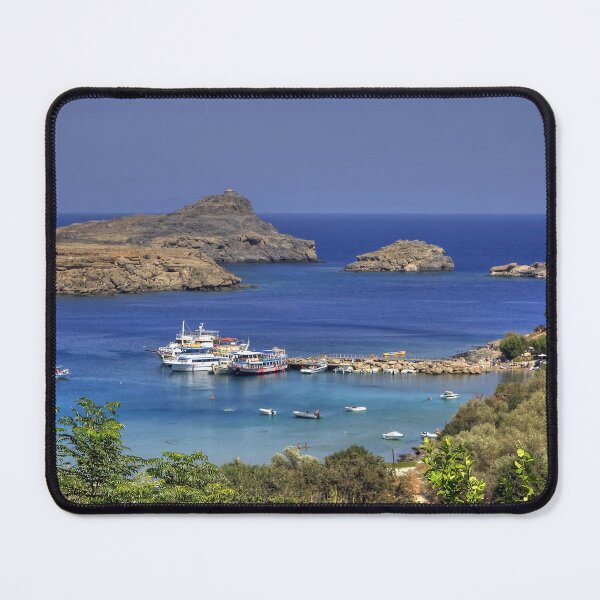 Item preview, Boats in Lindos Bay designed and sold by tomg.