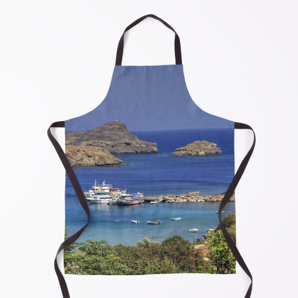 Item preview, Boats in Lindos Bay designed and sold by tomg.