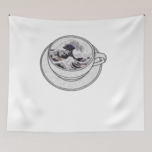 Item preview, The Great Wave of Coffee designed and sold by Pink Dreams.