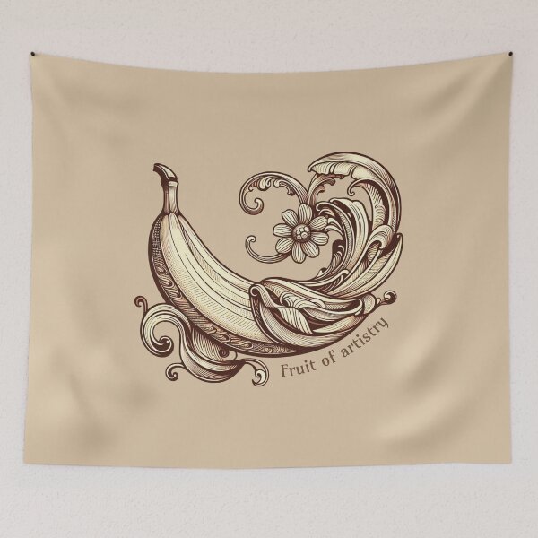 Item preview, Fruit of artistry - banana Art noveau style designed and sold by Funny-Banana.