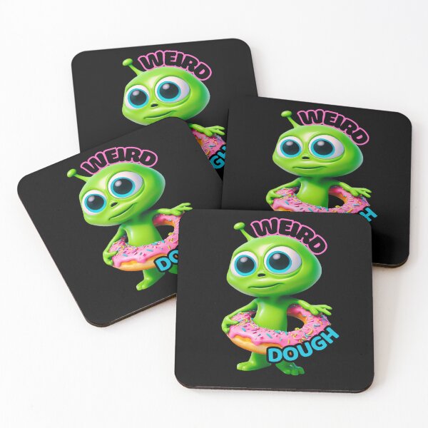 Item preview, Alien Hula Hooping a Pink Donut with Sprinkles designed and sold by Black11Flamingo.