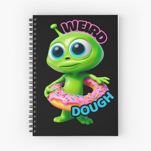 Item preview, Alien Hula Hooping a Pink Donut with Sprinkles designed and sold by Black11Flamingo.