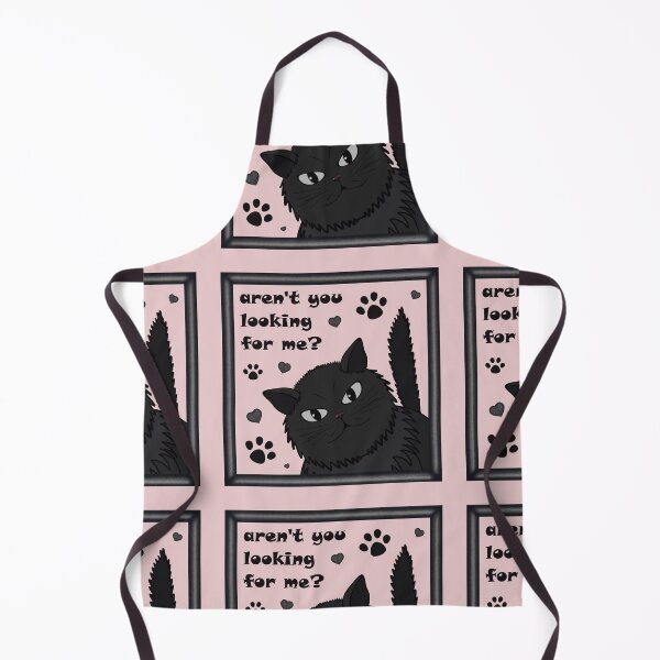 Item preview, Pattern with a frame with a cat and the inscription "Aren't you looking for me?" designed and sold by Cherevan.