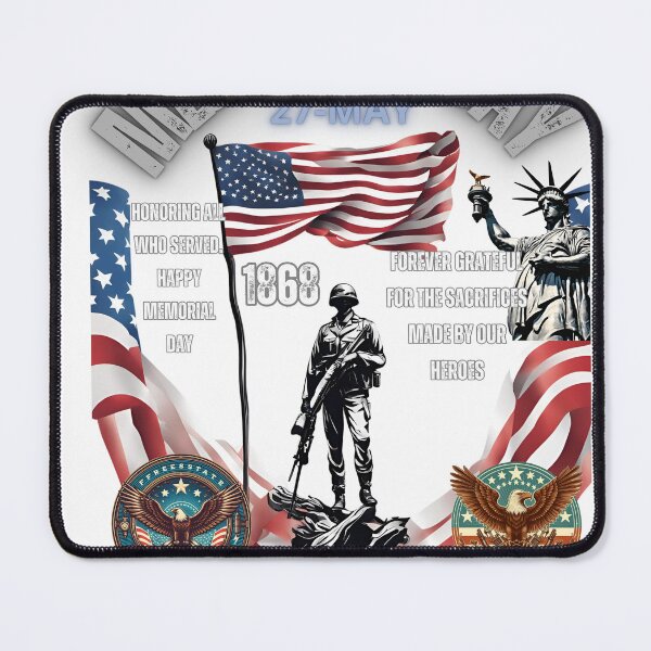 Item preview, memorial day t-shirt designed and sold by Med-th-ewolf.