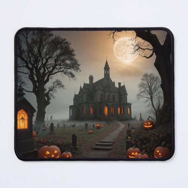 Item preview, Spine-Chilling Spooky Halloween Graveyard designed and sold by EnchantedVista.