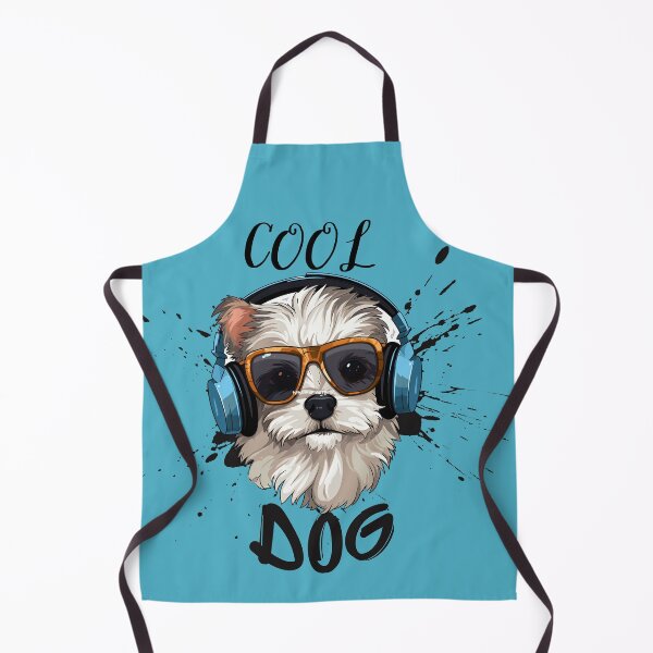 Item preview, Stylish Sunglasses and Headphones Dog T-Shirt - Fun and Trendy Design designed and sold by AllyPrimeArt.