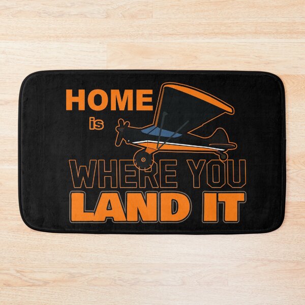 Item preview, Home is Where I Land It | Taildragger Airplane Pilot Design designed and sold by RealPilotDesign.