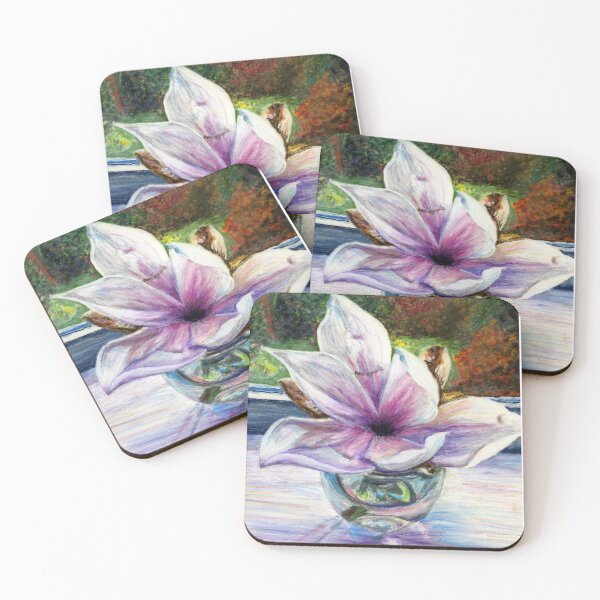 Item preview, Fallen Magnolia Bloom On Our Kitchen Window Ledge designed and sold by LymphomaLass.
