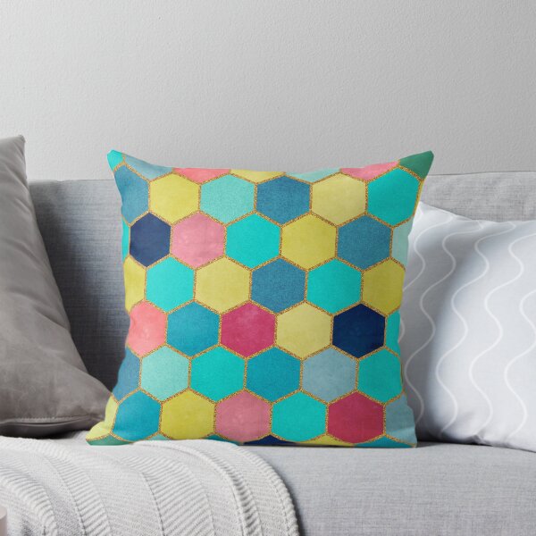 Item preview, Honeycomb pattern | Hexagon | Colorful patchwork designed and sold by GeorgetaHere.