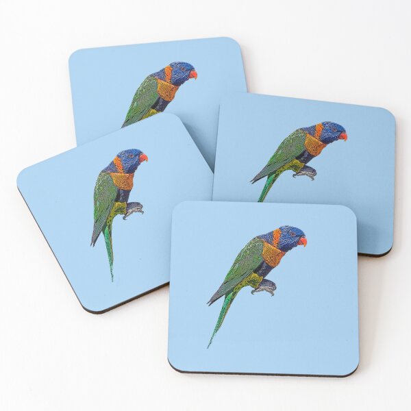 Item preview, Red-collared Rainbow Lorikeet Color Design  designed and sold by designsasstultd.