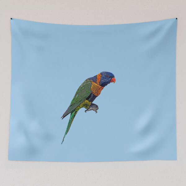 Item preview, Red-collared Rainbow Lorikeet Color Design  designed and sold by designsasstultd.