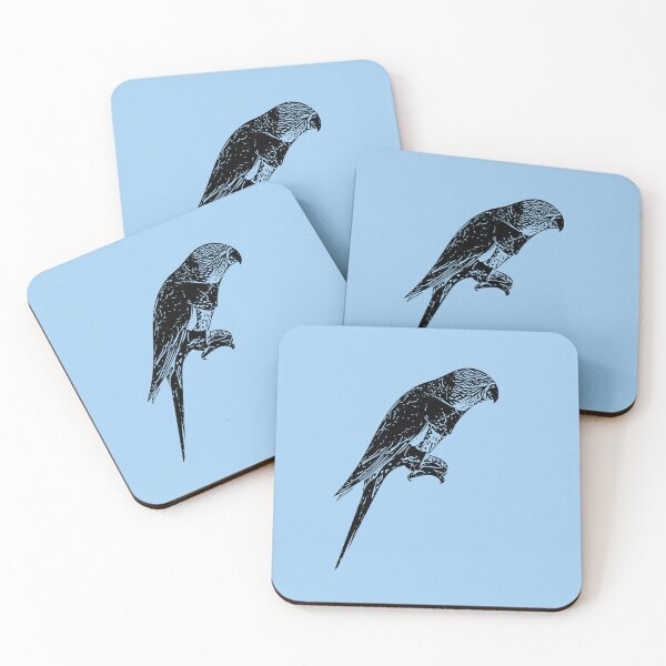 Item preview, Red-collared Rainbow Lorikeet Black Design  designed and sold by designsasstultd.