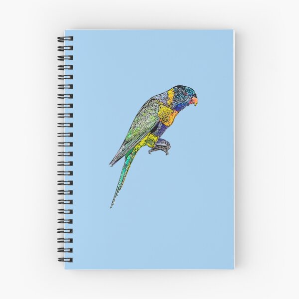 Item preview, Red-collared Rainbow Lorikeet Black Alternate Design  designed and sold by designsasstultd.