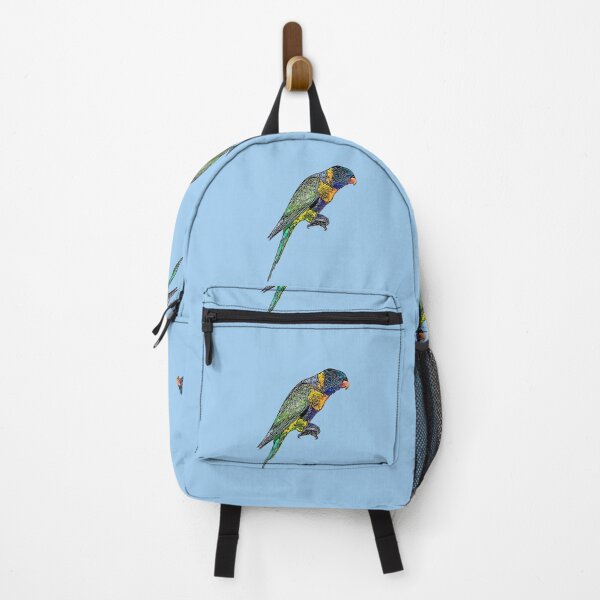 Item preview, Red-collared Rainbow Lorikeet Black Alternate Design  designed and sold by designsasstultd.