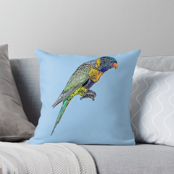Item preview, Red-collared Rainbow Lorikeet Black Alternate Design  designed and sold by designsasstultd.